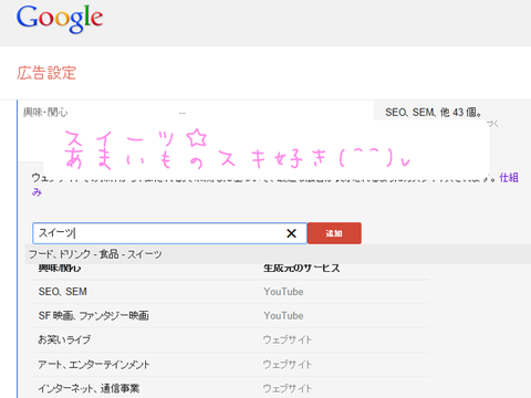 Google_kyoumi_keyword_sweets